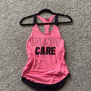 Pink sports tank top women’s xs